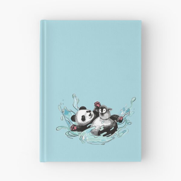 Artikelvorschau, Panda mit Pinguin-Antrieb wagt den Sprung ins Wasser: Ein skurriles Wasserabenteuer entworfen und verkauft von Pandositive.