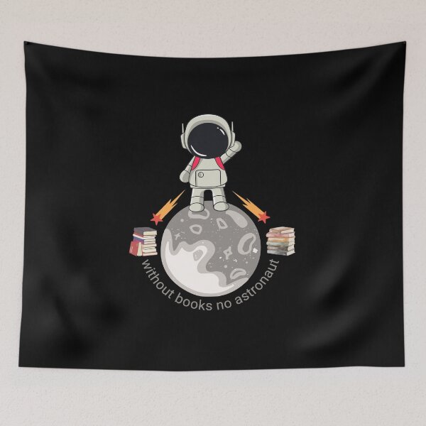 Item preview, without books no astronaut designed and sold by Designfs.
