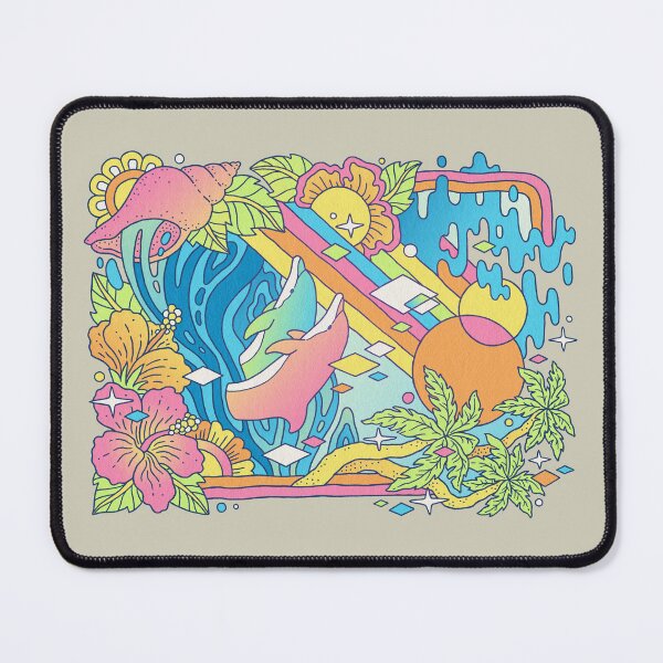 Item preview, Paradise Visions | Tropical Neon Ocean Escape designed and sold by OMEGAFAUNA.