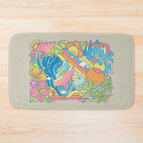 Item preview, Paradise Visions | Tropical Neon Ocean Escape designed and sold by OMEGAFAUNA.