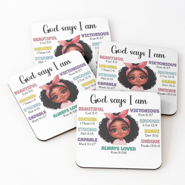 Item preview, God Says I Am  designed and sold by SassyFaithGirl.