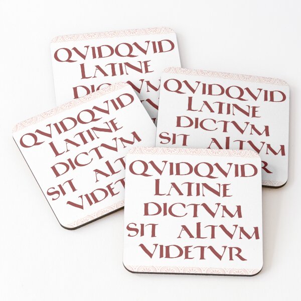 Item preview, latin motto designed and sold by tarmacprints.