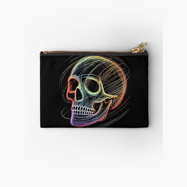 Item preview, Colorful Rainbow Skull Outline designed and sold by Blink Art Studio.