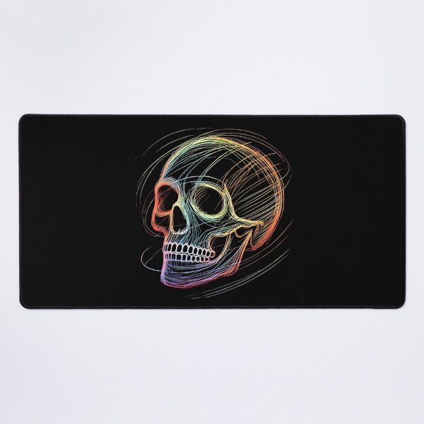 Item preview, Colorful Rainbow Skull Outline designed and sold by Blink Art Studio.