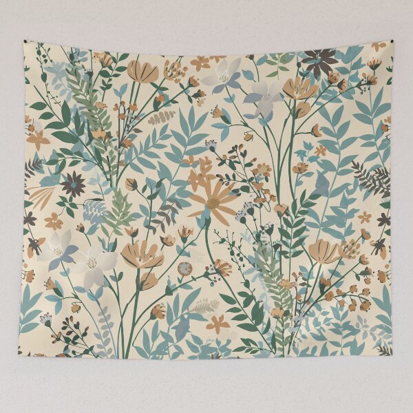 Item preview, Scandinavian Art Style Florals designed and sold by pixelplaza.