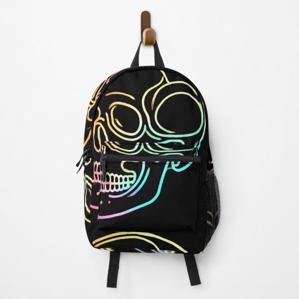 Item preview, Colorful Rainbow Skull Outline designed and sold by Blink Art Studio.