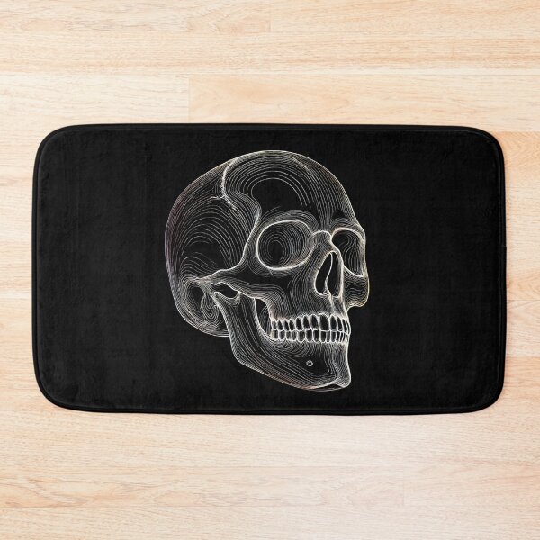Item preview, Colorful Rainbow Skull Outline designed and sold by Blink Art Studio.