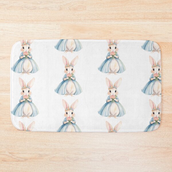 Item preview, Cute bunny in retro outfit with flower designed and sold by Victoria Riabov.