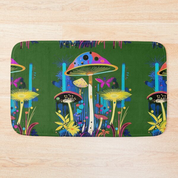 Item preview, Mushrooms in a magical forest. Neo-expressionism.  designed and sold by Natalia-Vlad.