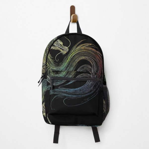 Item preview, Colorful Rainbow Dragon Outline designed and sold by Blink Art Studio.