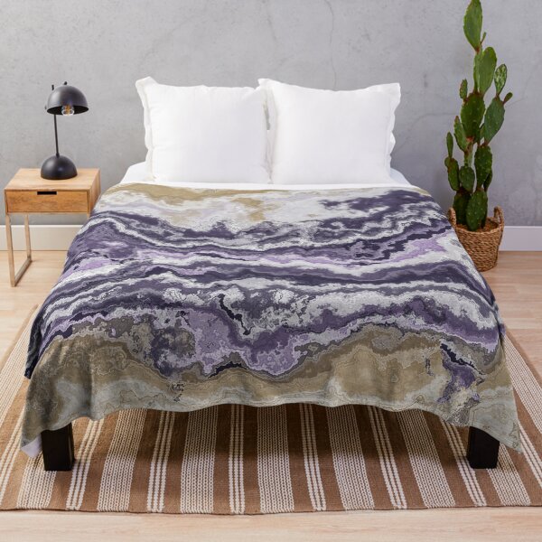 Item preview, Purple and ochre marble texture designed and sold by pattypattern.