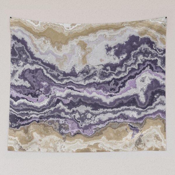 Item preview, Purple and ochre marble texture designed and sold by pattypattern.