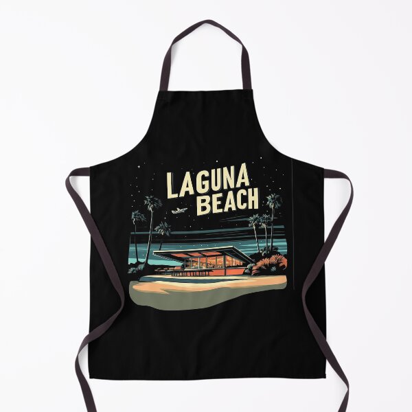 Item preview, Retro Laguna Beach Nightscape designed and sold by Retro Travel Design.