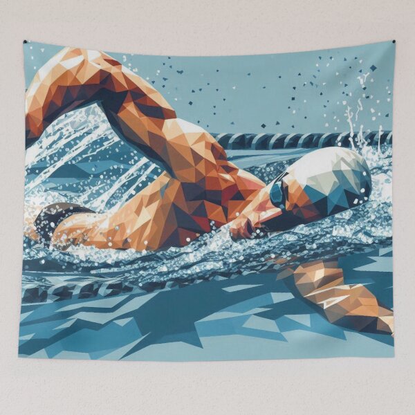 Item preview, Competitive Swimmer - Freestyle designed and sold by Bright-Moonrise.