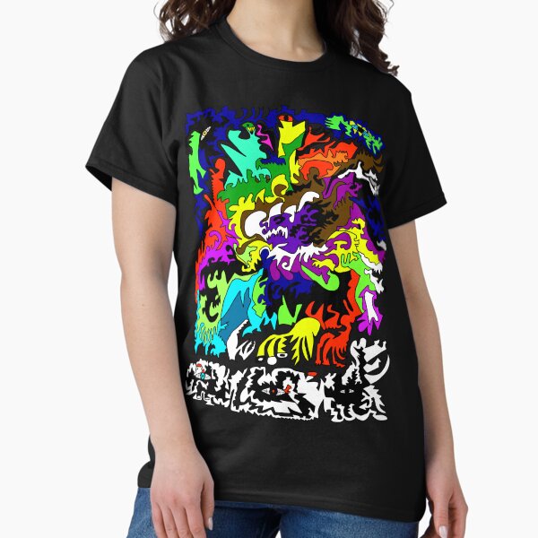 Vista previa del artículo con la obra «Criaturas», diseñado y vendido por ZikuPrints.