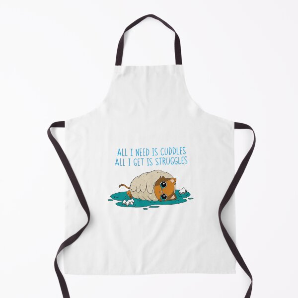 Item preview, Struggle Kitty Blue Text designed and sold by 8th-Degree-Art.