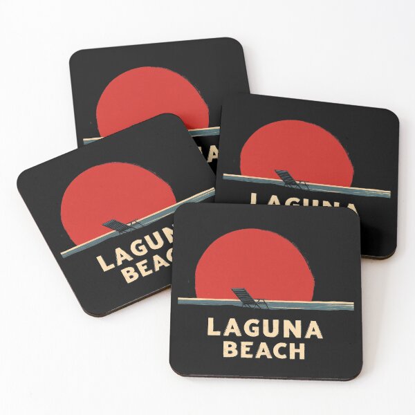 Item preview, Laguna Beach Sunset Vibes designed and sold by Retro Travel Design.