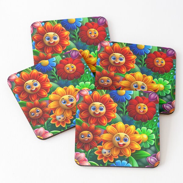 Item preview, Magical Flower of the Enchanted Forest - Seamless Pattern #14 designed and sold by Second Draft Visuals.