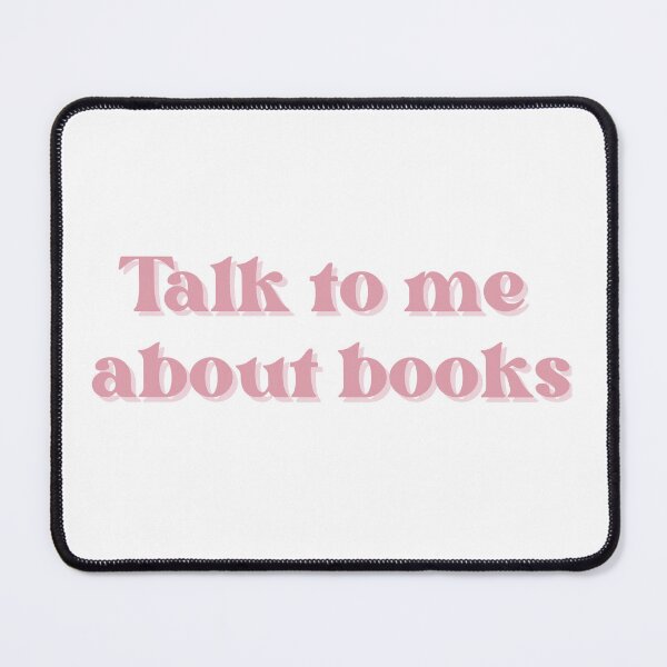 Item preview, Talk to me about books bookish sticker designed and sold by Sophh78.