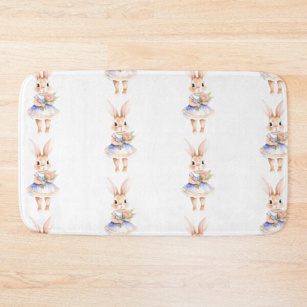 Item preview, Cute bunny in retro outfit with flower designed and sold by Victoria Riabov.