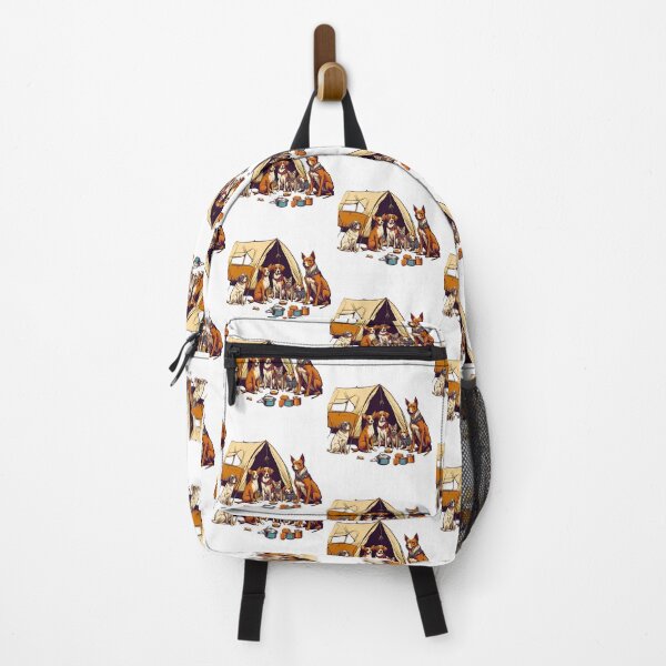 Item preview, Retro Pets Camping designed and sold by FitEnvy.