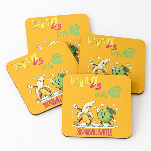 Item preview, Banana and Lime Snowball Fight designed and sold by CoolEnthusias.