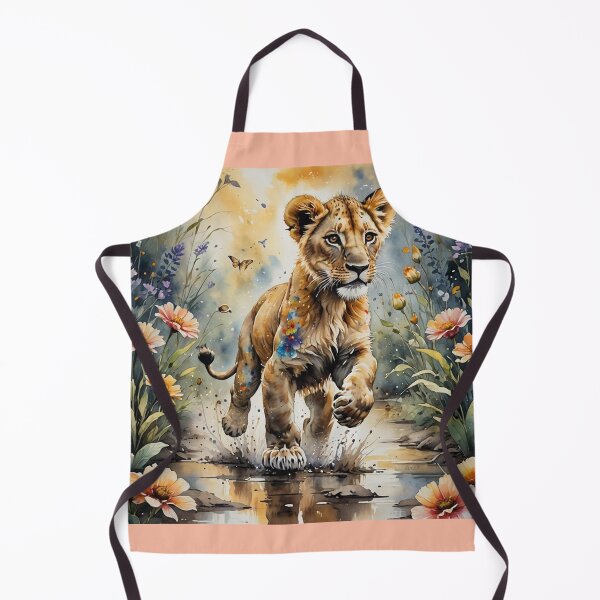 Item preview, Lion Cub in Rose Bush designed and sold by IvaRenee.