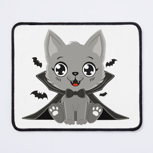 Item preview, Little vampire cat with her bat friends designed and sold by pgartrealm.