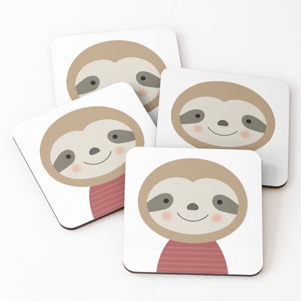 Item preview, Lovely Sloth with a Red Sweater designed and sold by Greyat.