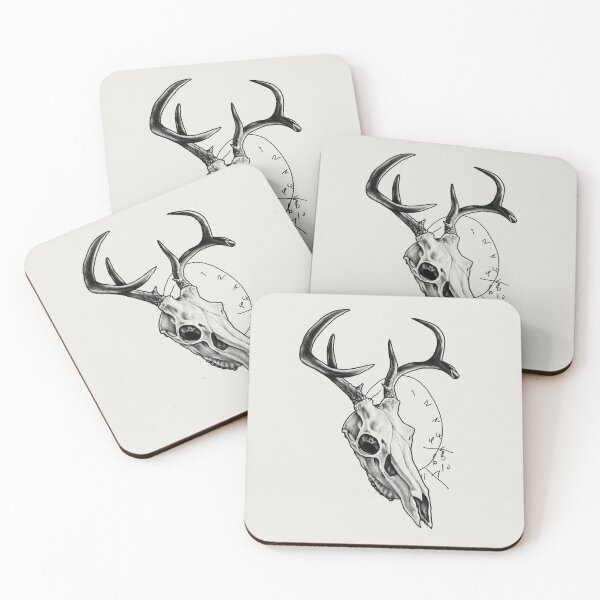 Item preview, Skull and clock, hannibal  designed and sold by blk.marks.