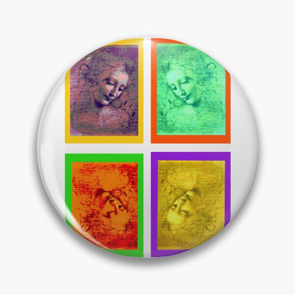 Artikelvorschau, La Scapigliate Leonardo Da Vinci 1508 mit einem Twist – leuchtende Farben entworfen und verkauft von dpenn.