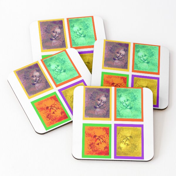 Item preview, La Scapigliate Leonardo Da Vinci 1508 with a Twist - Bright Colors designed and sold by dpenn.