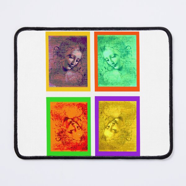 Item preview, La Scapigliate Leonardo Da Vinci 1508 with a Twist - Bright Colors designed and sold by dpenn.