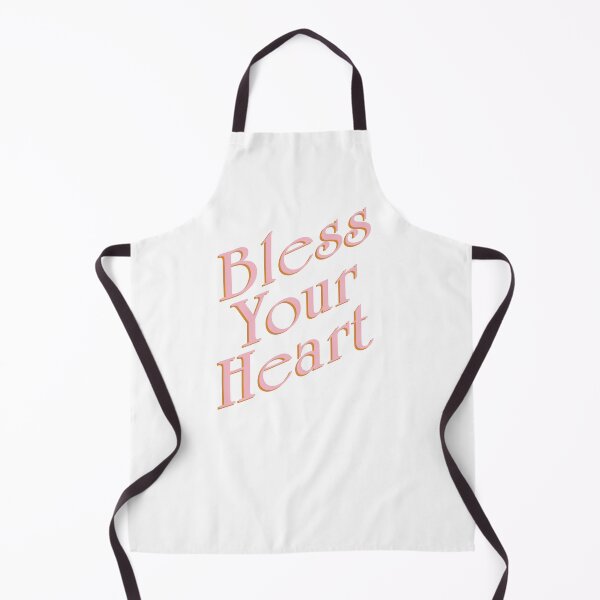 Item preview, Bless Your Heart - Pink & Orange Typography designed and sold by MagnoliaLamb.