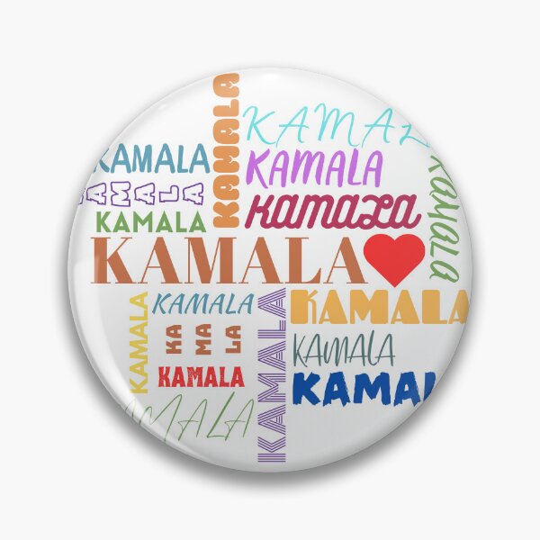 Item preview, Colorful Kamala Design with Heart - Multicolor Kamala Harris Print designed and sold by bivido.