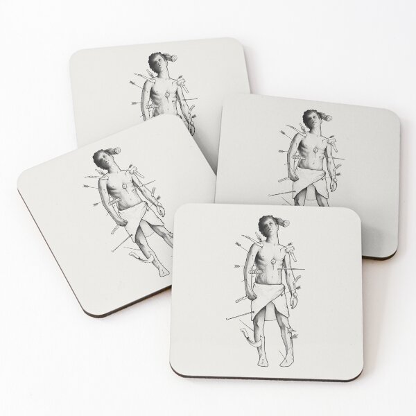 Item preview, Wounded man designed and sold by blk.marks.