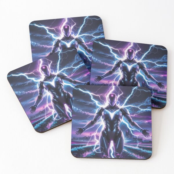 Item preview, Neon Tempest - Blue Electric designed and sold by eXtraHumans.