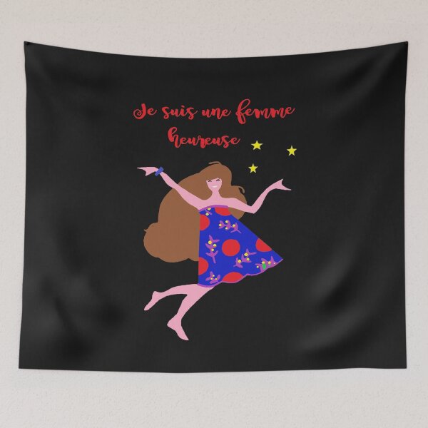 Item preview, happy woman designed and sold by voicivoila.