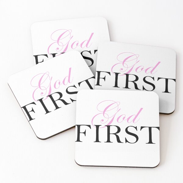 Item preview, God First - Optimistic Typography  designed and sold by MagnoliaLamb.
