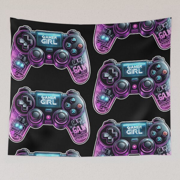 Item preview, Girl gamer controller design designed and sold by Heaven Welch.