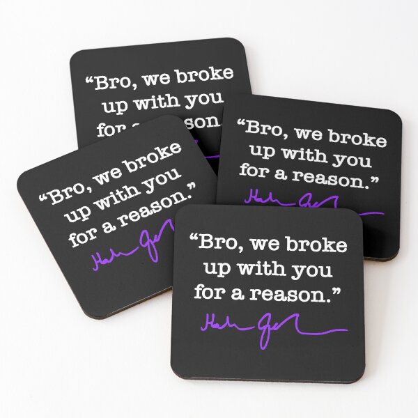 Item preview, Bro we broke up with you for a reason - Hakeem Jeffries (purple signature) designed and sold by Thelittlelord.