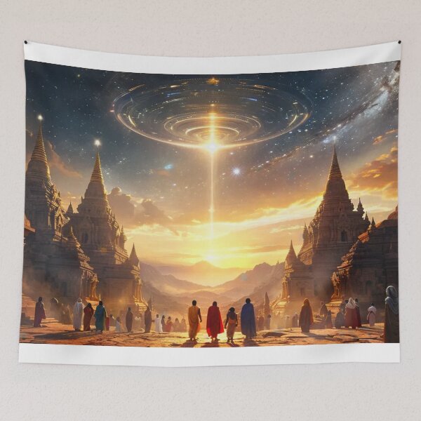 Item preview, Divine Descent - Alien Gods designed and sold by eXtraHumans.