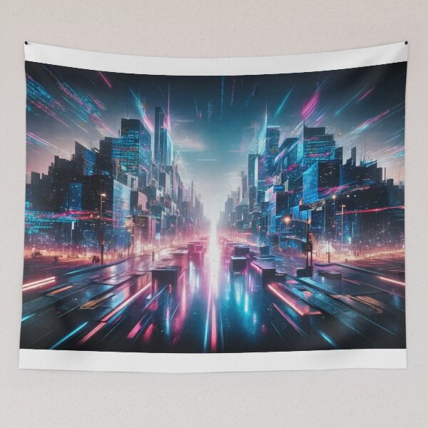 Item preview, Where Code Meets Reality - Glitch Art designed and sold by eXtraHumans.