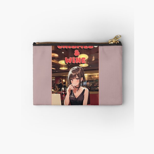 Item preview, gossip and wine anime style illustration designed and sold by La Loca.