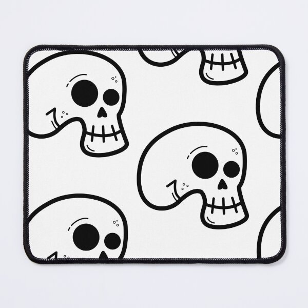 Item preview, Cute smiling Halloween skull in minimalist style designed and sold by chaaval.