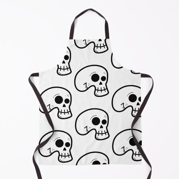 Item preview, Cute smiling Halloween skull in minimalist style designed and sold by chaaval.