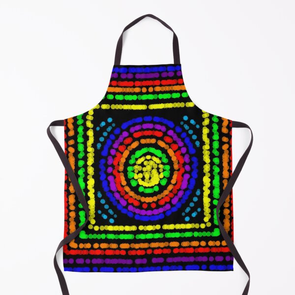Item preview, Colorful geometric design,rainbow colors circles and squares designed and sold by Stefrait-7.