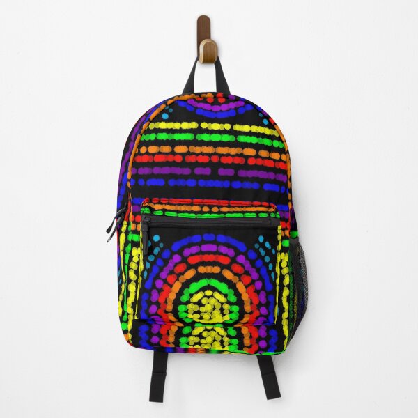 Item preview, Colorful geometric design,rainbow colors circles and squares designed and sold by Stefrait-7.