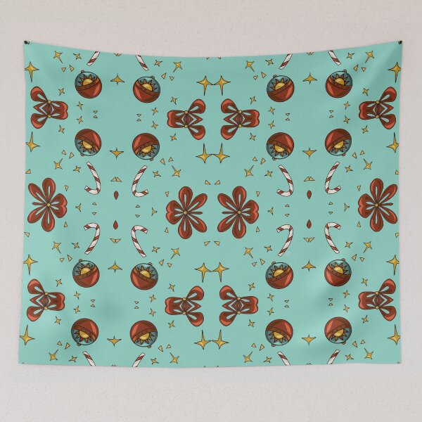 Item preview, Festive AF Pattern designed and sold by AnOffbeatArtist.