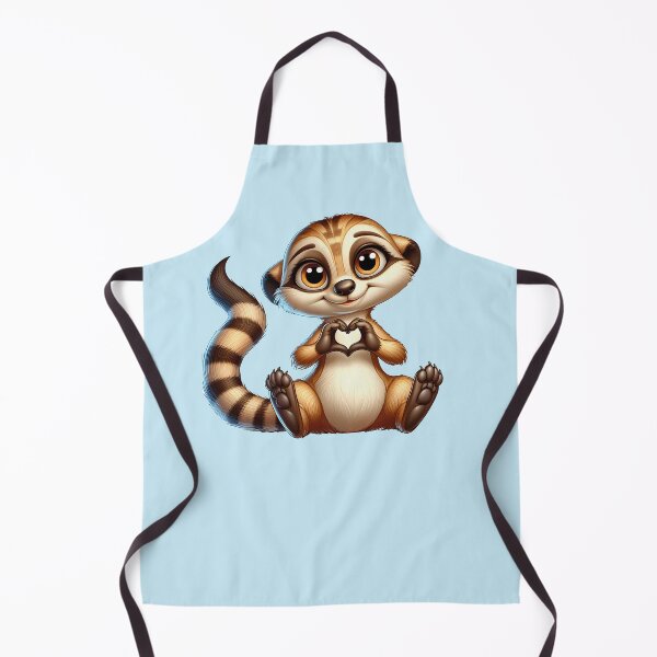 Item preview, meerkat, meerkat sticker, meerkat magnet, meerkat love sign designed and sold by Janetlousart.